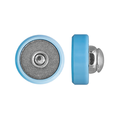 Rolltrak Acetal Flat Roller with Screw - 19mm - 8kg