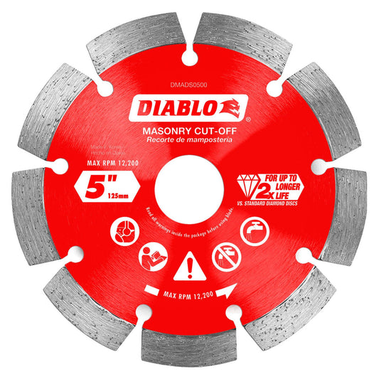 Diablo Diamond Disc - 5" - Segmented Cut Off