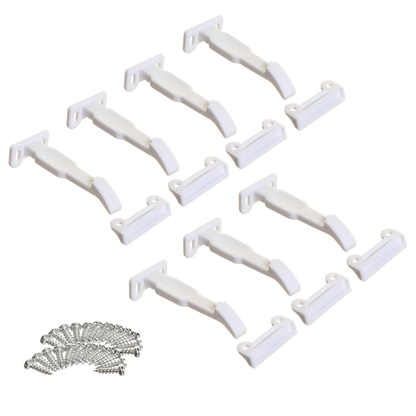 Dreambaby Child Safety Catches - 6 Pack - PP - Easy Access - White