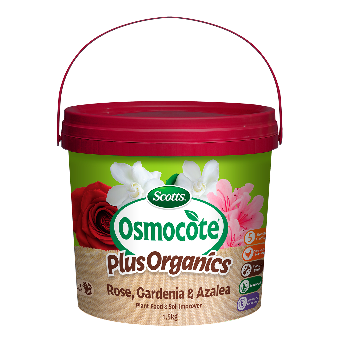 Scotts Osmocote Plus Organics - 1.5kg - Acid-Loving