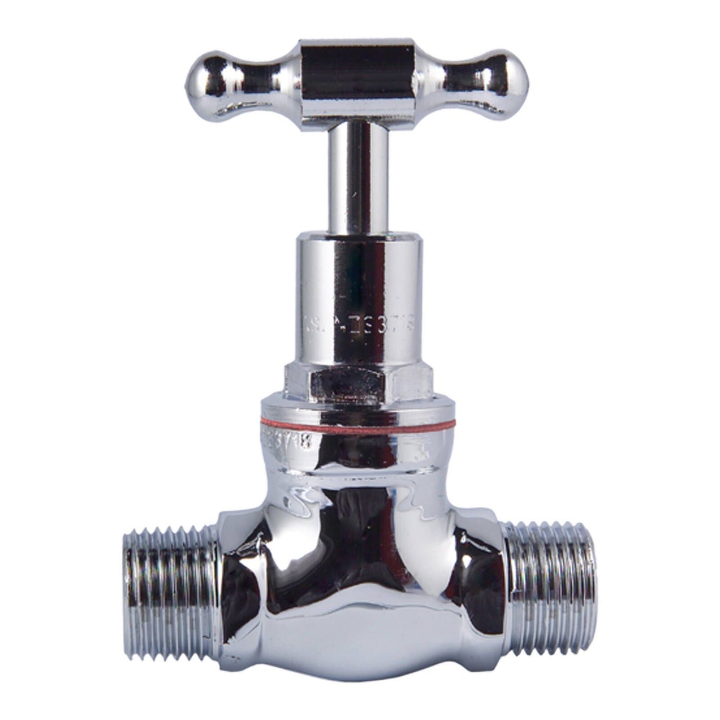 Kinetic Chrome Male T Head Stop Cock - 15mm