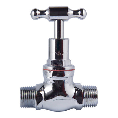 Kinetic Chrome Male T Head Stop Cock - 15mm