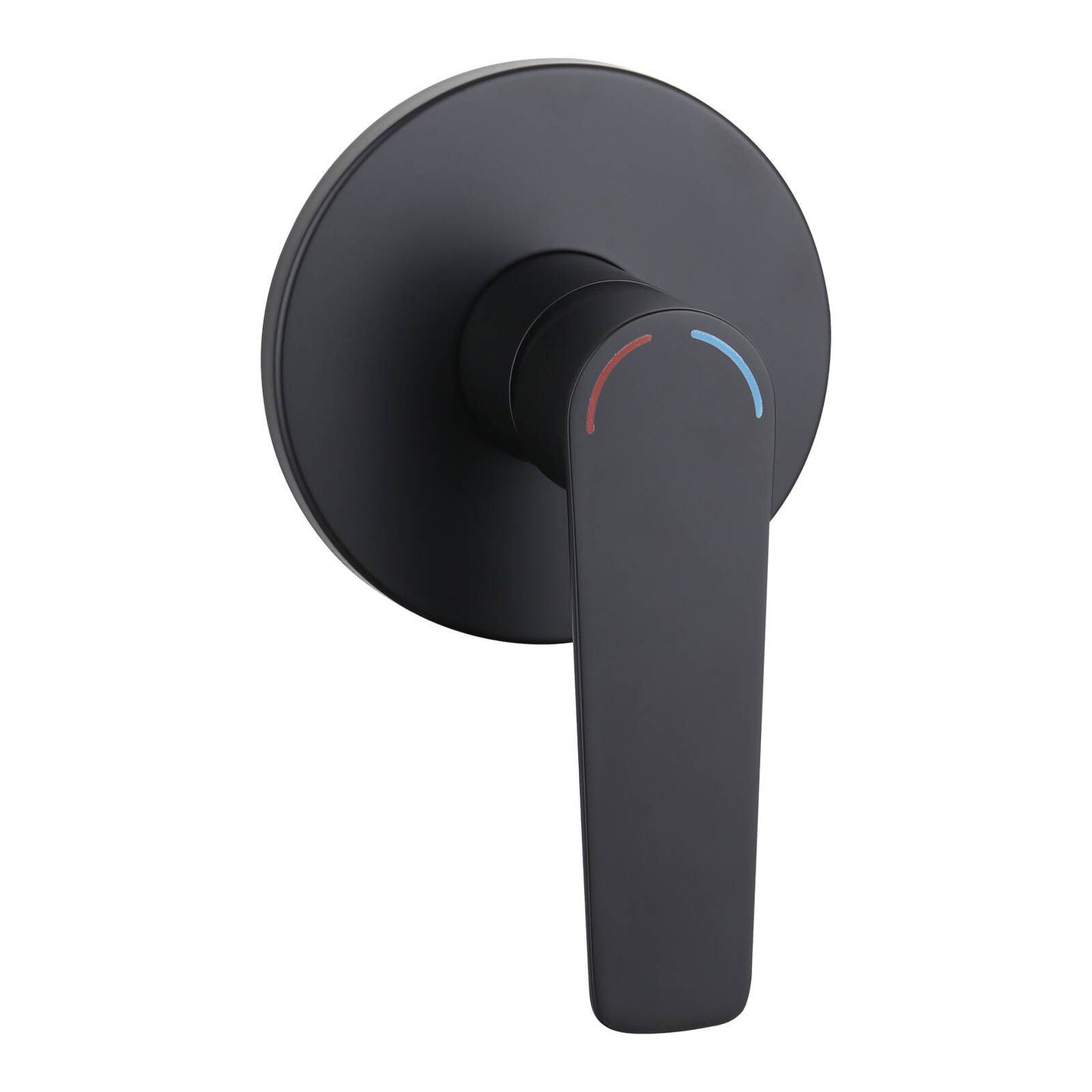 Evekare 35mm Matte Black Designer Extended Side Lever Shower Mixer