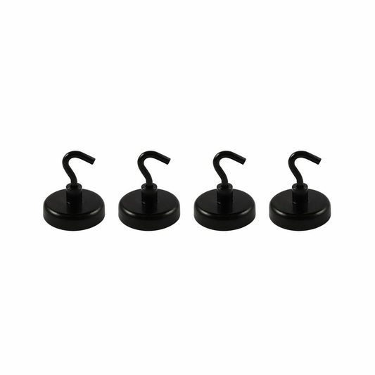 Everhang Magnetic Hook - 35mm - Ferrite - 6.3kg Pull Rating - 4 Pack