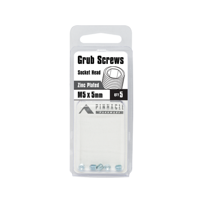 Pinnacle M5 Grub Screw - 5mm - 5 Pack