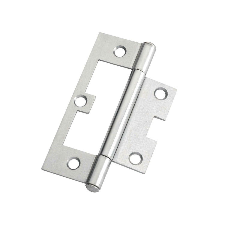 Lane 90mm Satin Chrome Easy Fit Fixed Pin Hinge 20 Pack