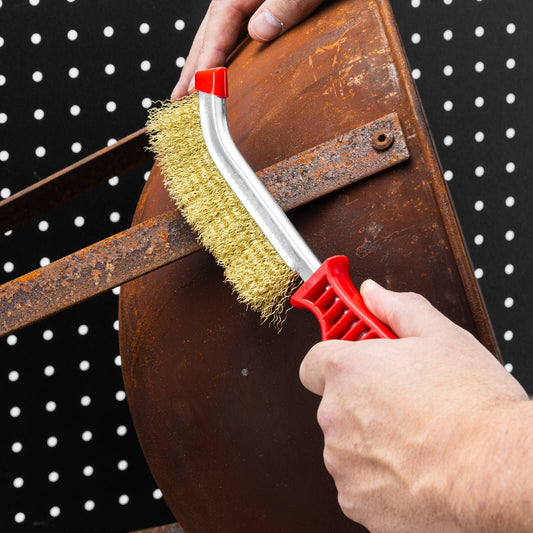 Trojan Brass Plated Wire Brush