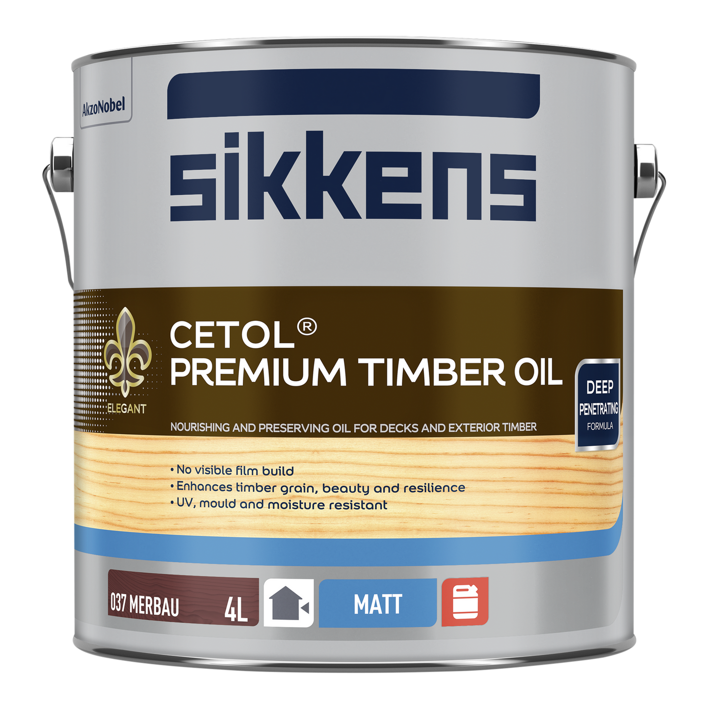 Sikkens Cetol Premium Timber Oil - 4L - Merbau
