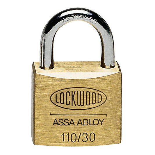 Lockwood Padlock - 30mm - Brass