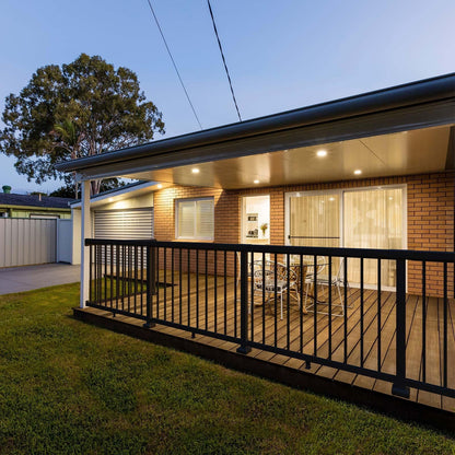 Peak Aluminium Balustrade - 64mm - Black