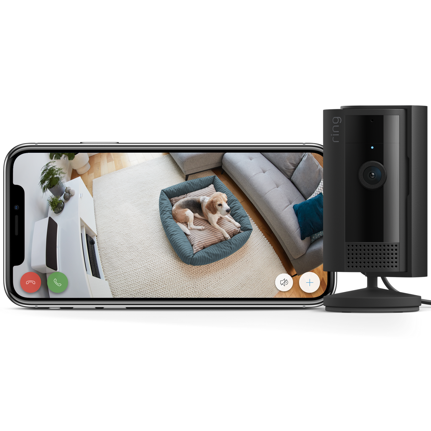 Ring Black Indoor Camera - 2nd Gen - 1080p