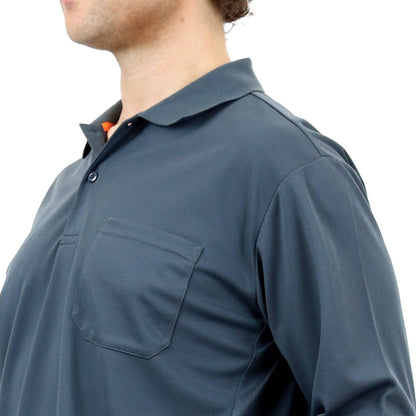 Citeco Grey Dry Fit Long Sleeve Polo - 2XL