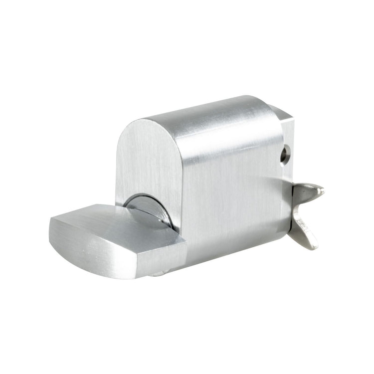 Rolltrak Commercial Security Oval Turnsnib Lock - Satin Chrome