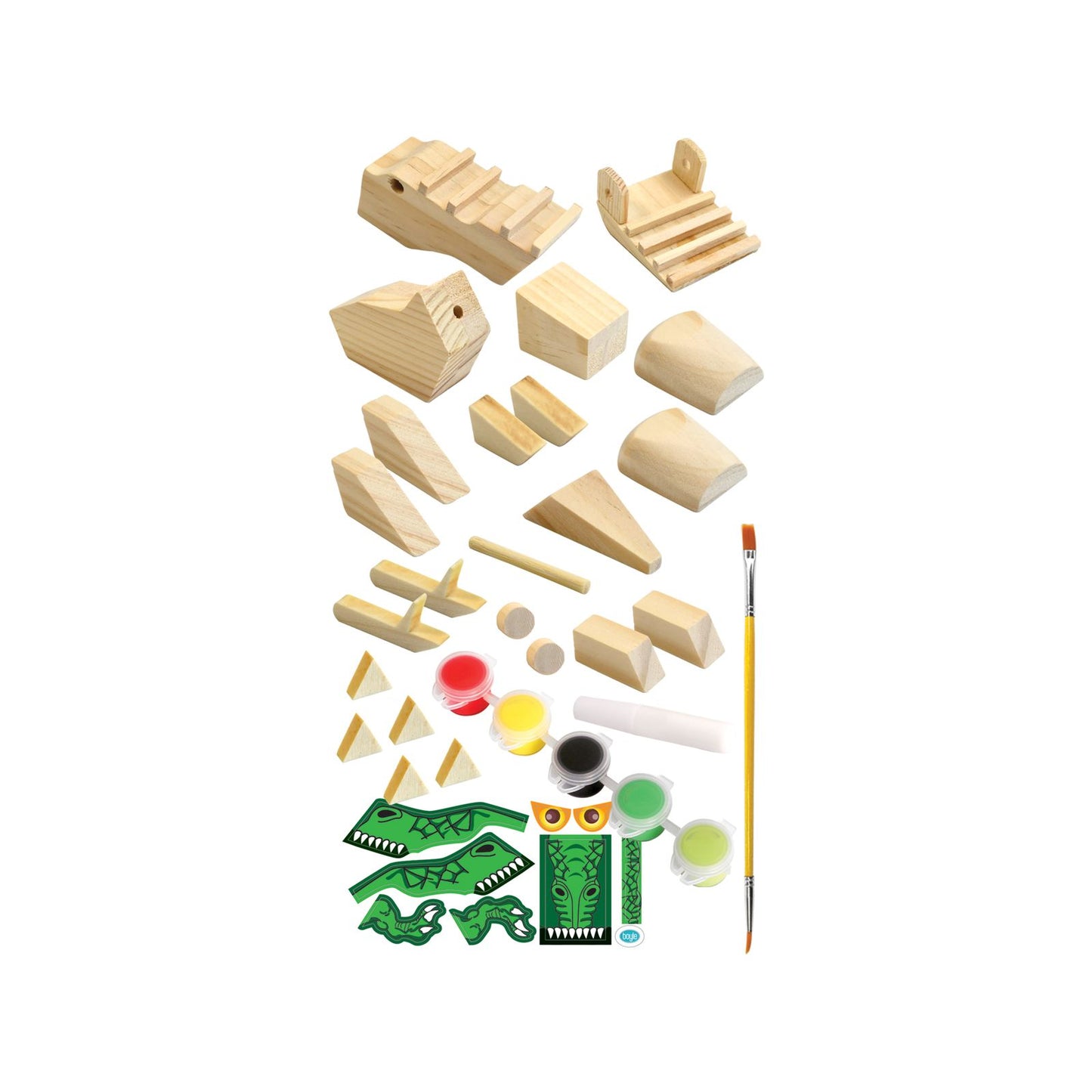Boyle Wood Craft Project Kit Dinosaur - 225 x 100mm