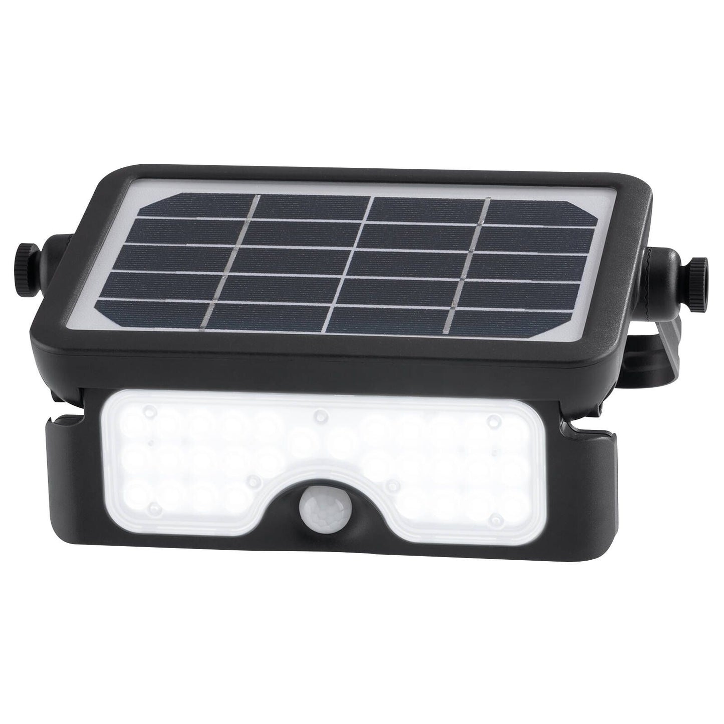 Arlec Solar Powered Sensor LED Floodlight - 7W - 800 Lumens - Black