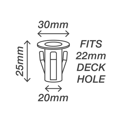 Holman RGB Deck Light - 30mm