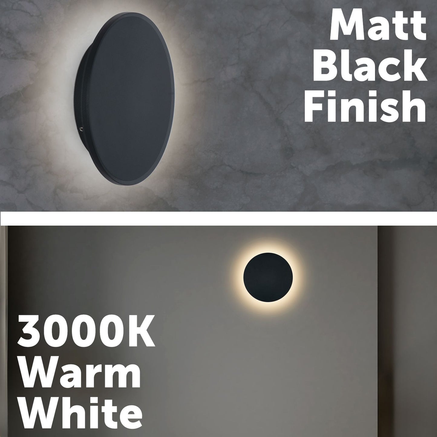 Verve Maxwell Interior Wall Light - 9W - 180mm - Matt Black