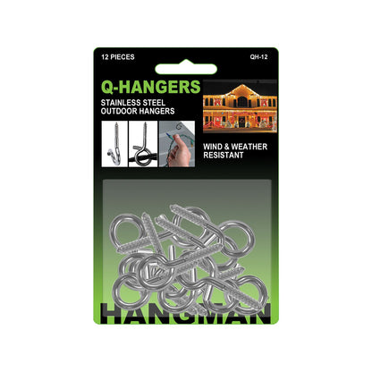 Hangman Q Picture Hangers - 94 x 140mm - 12 Pack