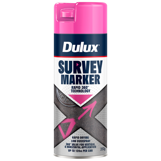 Dulux Survey Marker - 350g - Fluoro Pink