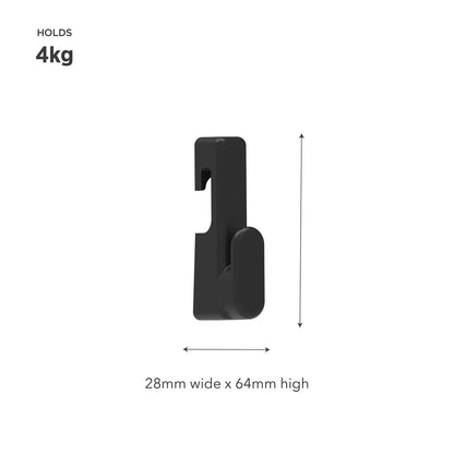 Mode Acoustic Panelling Picture Hooks - 110 x 110cm - Black - 2 Pack