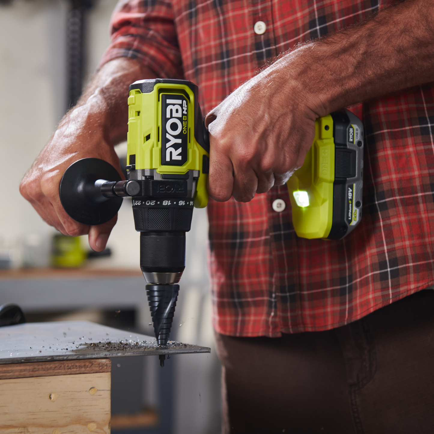 Ryobi HP Brushless High Torque Hammer Drill - 18V ONE+ - 110Nm - Tool Only