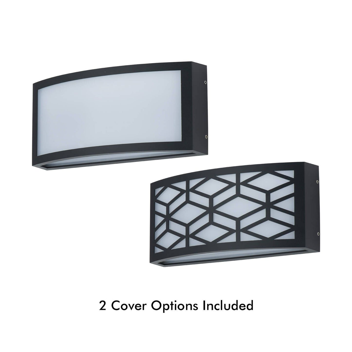 Arlec Burly LED Bunker Light - 10W - 600 Lumen - Matte Black