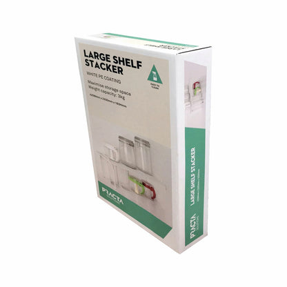 Practa Solutions Large Shelf Stacker - White - 5kg