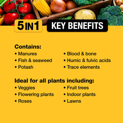 Searles 5 in 1 Organic Liquid Fertiliser - 1L