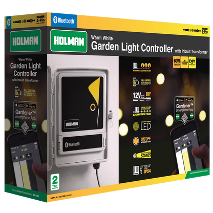 Holman Bluetooth Garden Light Controller - 60W - Durable - Easy Install