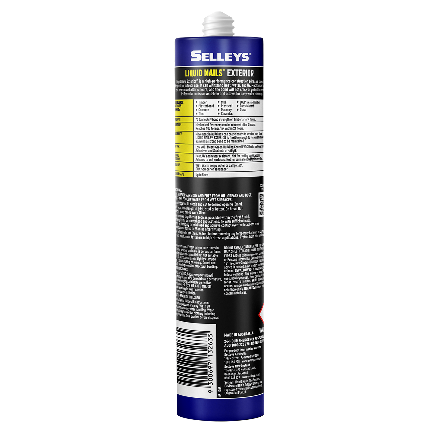 Selleys Liquid Nails Exterior - 350g
