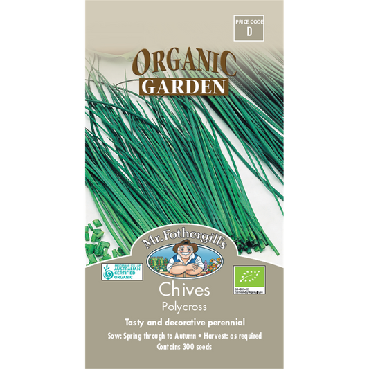 Mr Fothergill Chives Organic Seeds