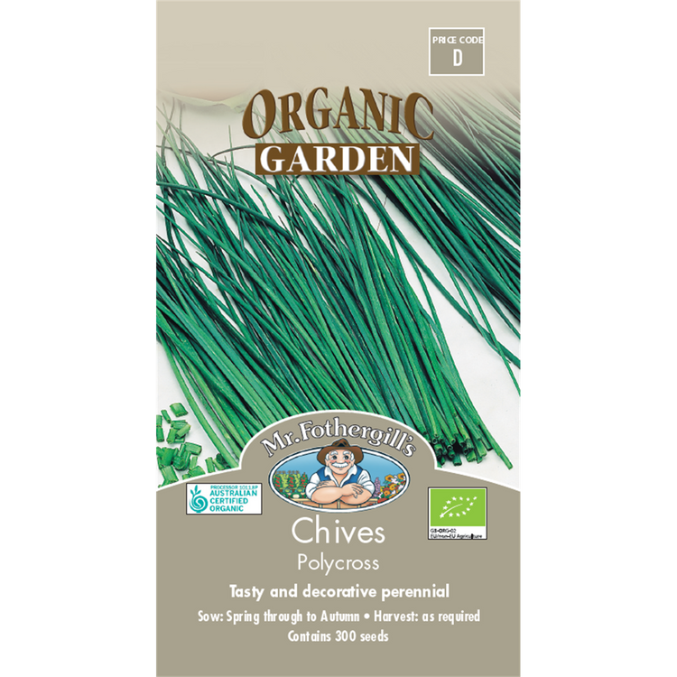 Mr Fothergill Chives Organic Seeds