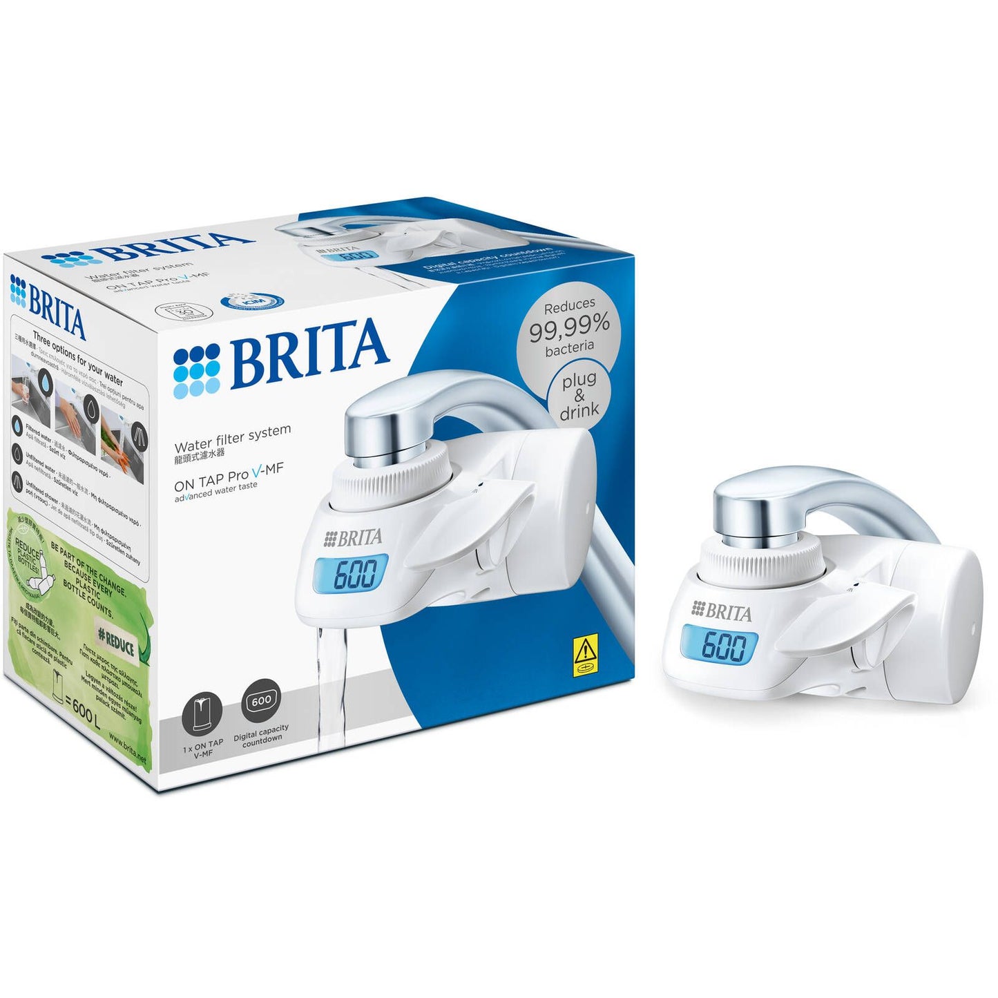 Brita Water Filter Tap Pro V Mf System - 600L