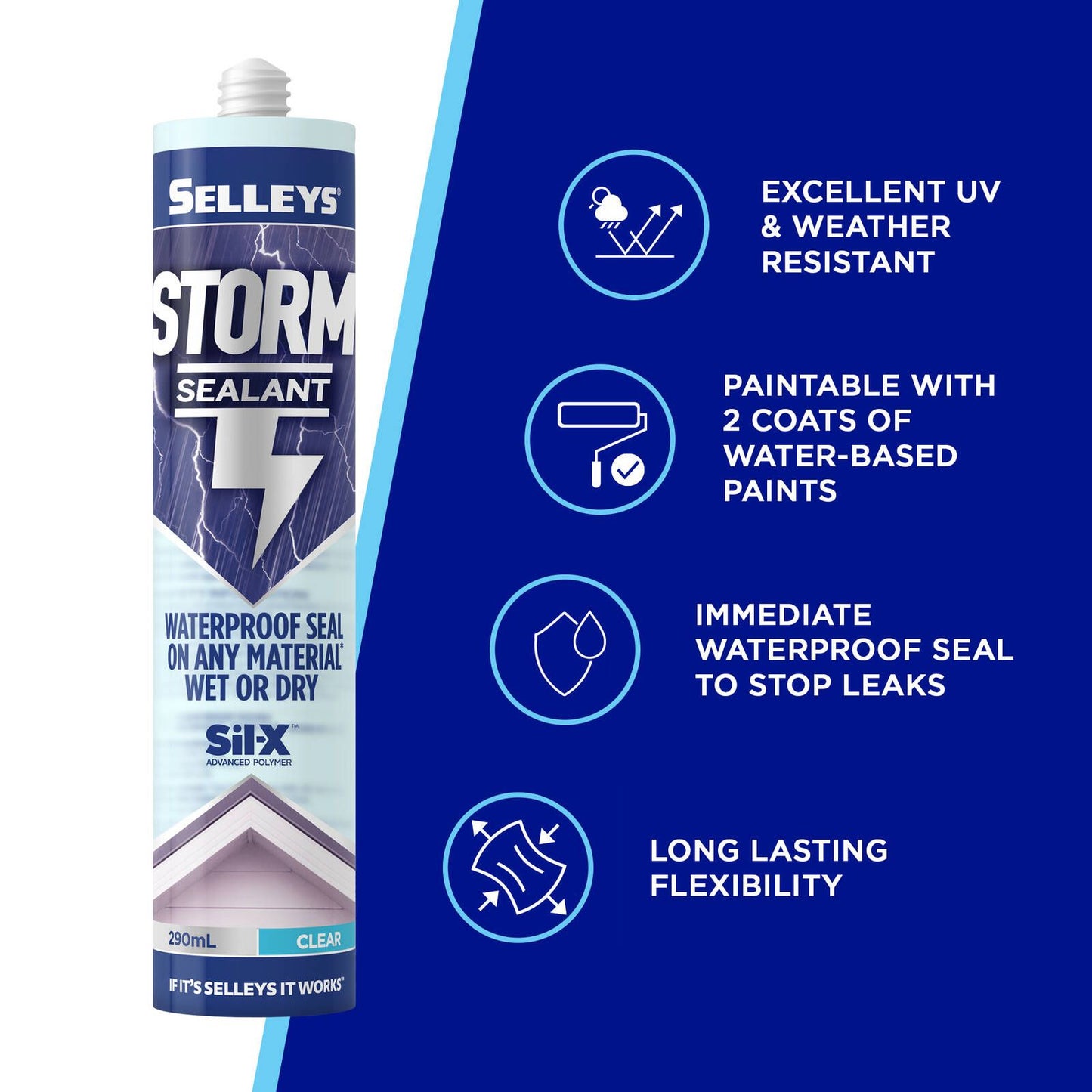 Selleys Clear Storm Sealant - 290ml
