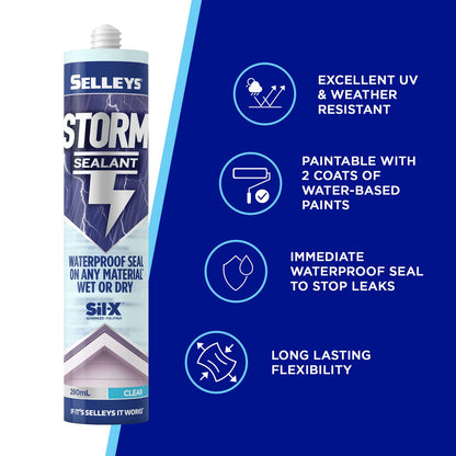 Selleys Clear Storm Sealant - 290ml
