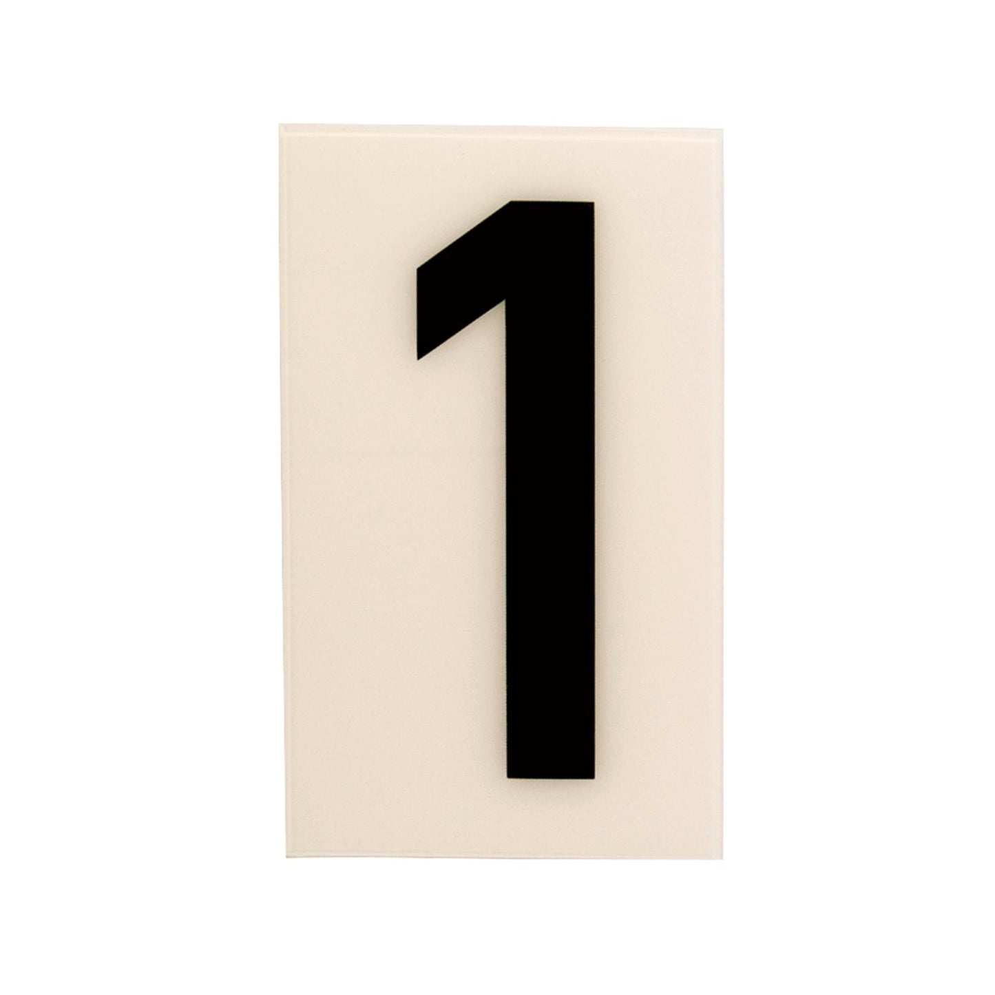 Sandleford Self Adhesive House Number 1 - 60mm - White