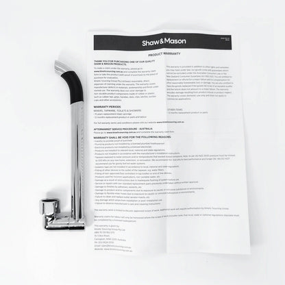 Shaw Mason Chrome Swivel Laundry Arm - 230mm
