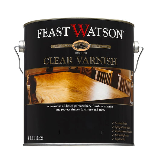 Feast Watson Clear Varnish - 4L