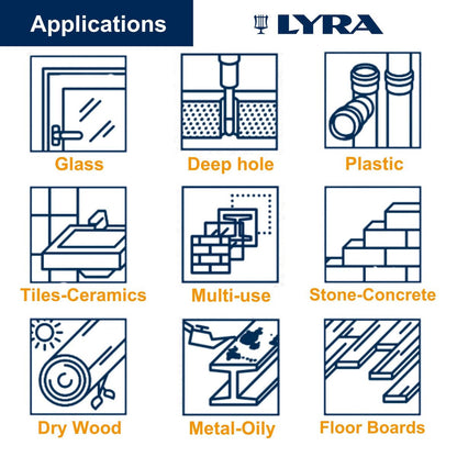 Lyra Graphite Lead Refill Pack - 2.8mm - Unbreakable - 12 Pack