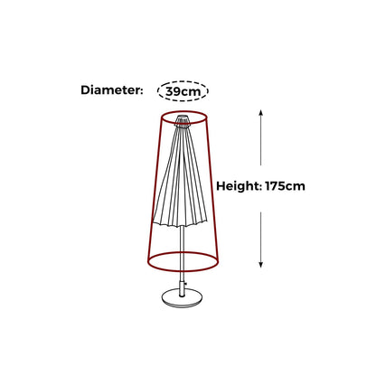 Mojo Ultimate Outdoor Furniture Cover - Market Umbrella - 390 x 1750mm