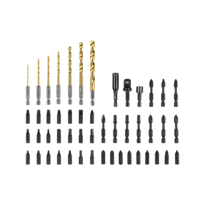 Ryobi Impact Drill and Drive Set - 225.4 x 53 x 254mm - 50 Piece