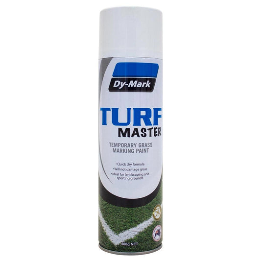 Dy-Mark Turf Master Grass Marking Paint 500g White Quick Dry