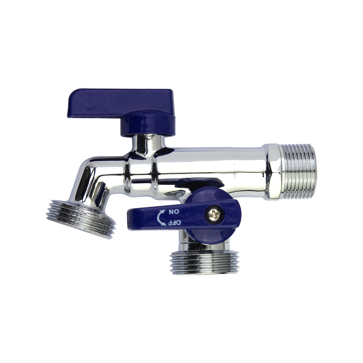 Brasshards Dual Mi Hose Tap - 20mm - Chrome