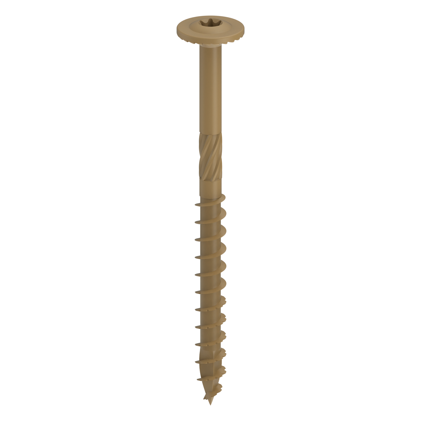 Bremick XTP Construction Screw - 18g x 100mm - Technoguard Tan - 100 Pack