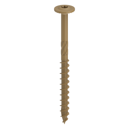 Bremick XTP Construction Screw - 18g x 100mm - TechnoGuard Tan - 25 Pack