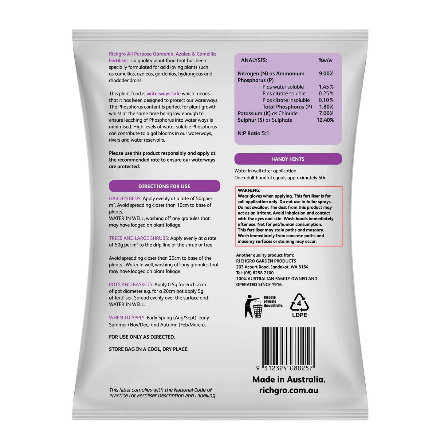 Richgro All Purpose Fertiliser 5kg