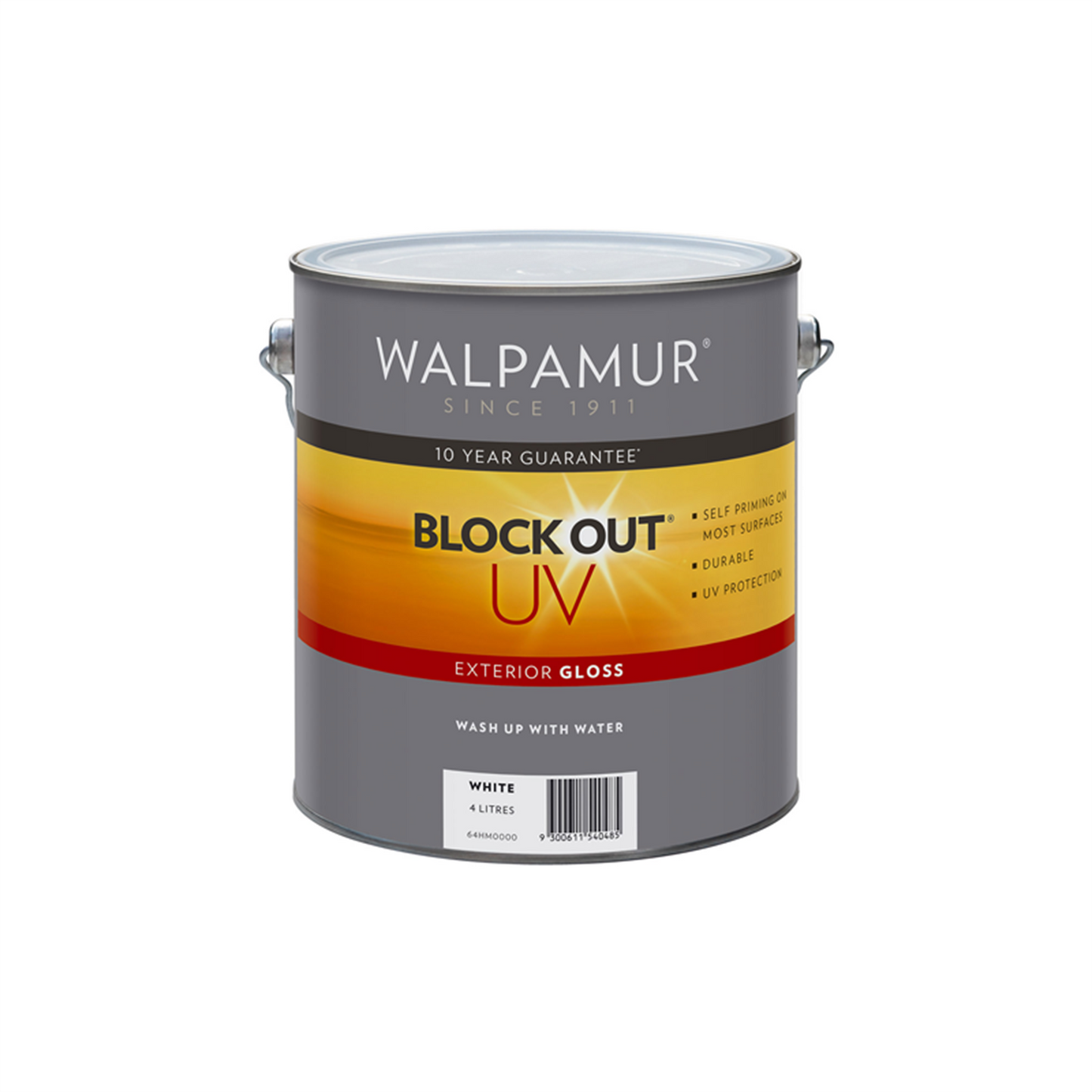 Walpamur Blockout UV Paint - 4L - Gloss
