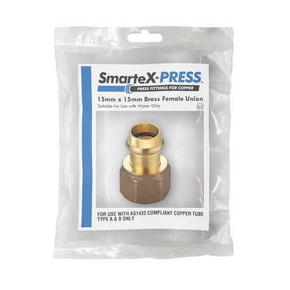 Smartex Press Female Union - 15 x 15mm