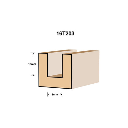 Ultra Router Bit - Straight - 3mm
