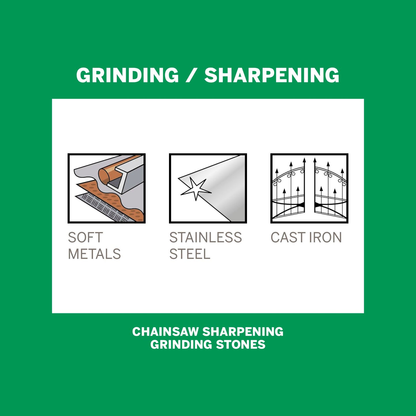 Dremel Chainsaw Sharpening Grinding Stone - 4mm - 2 Pack
